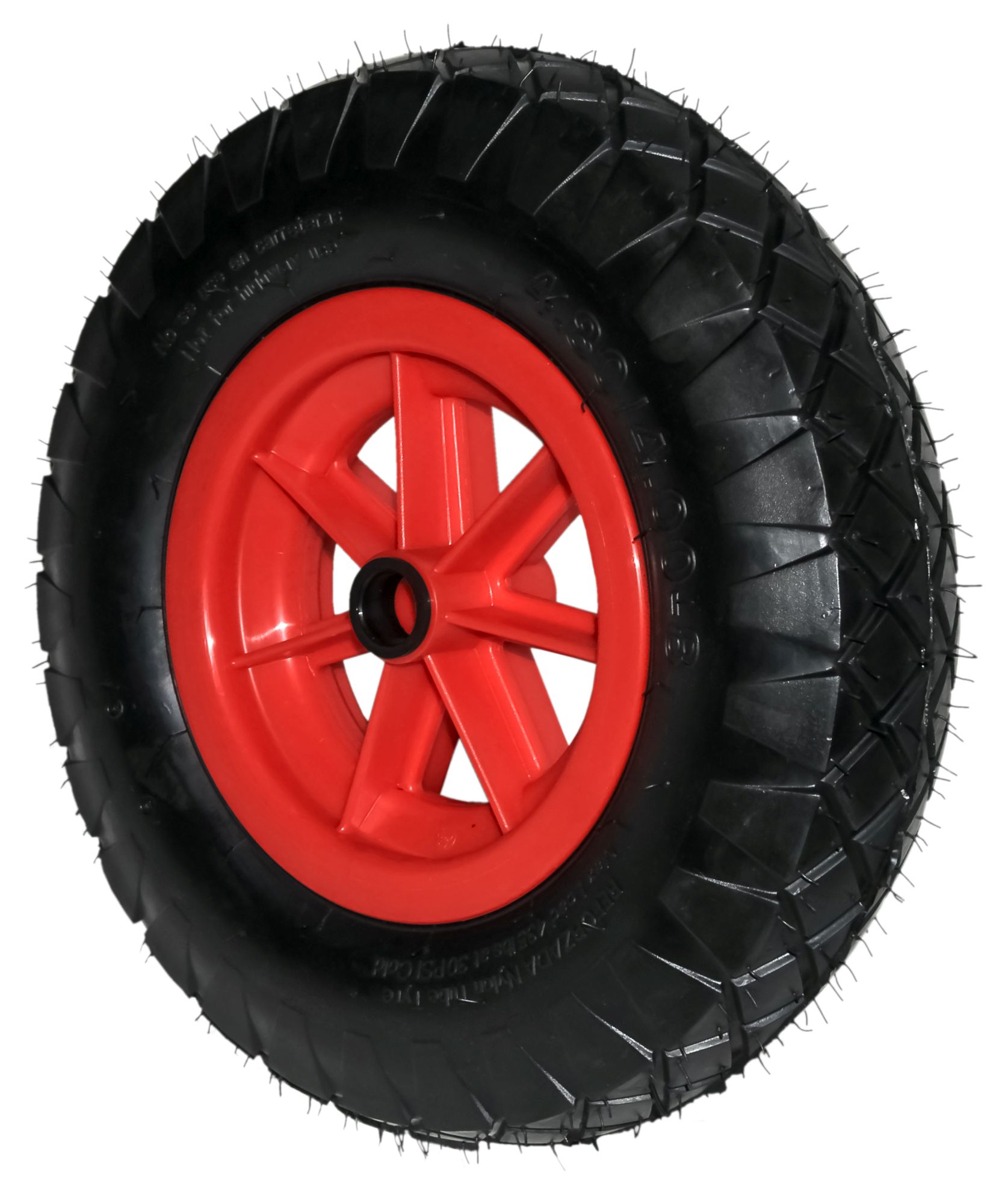 Rueda neumatica 400 sin eje